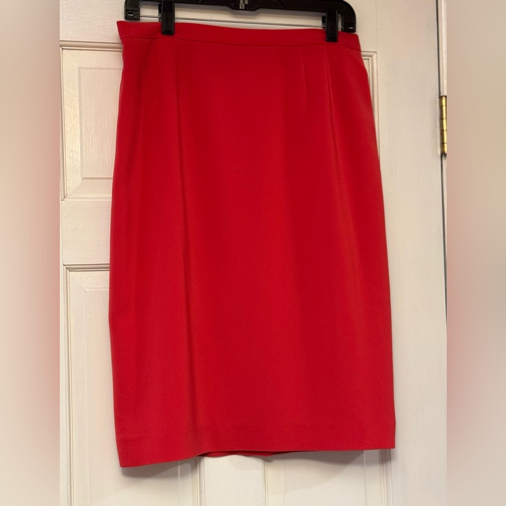 Kasper Suit - Red Pencil Skirt‎ Knee-length Work - Picture 7 of 10